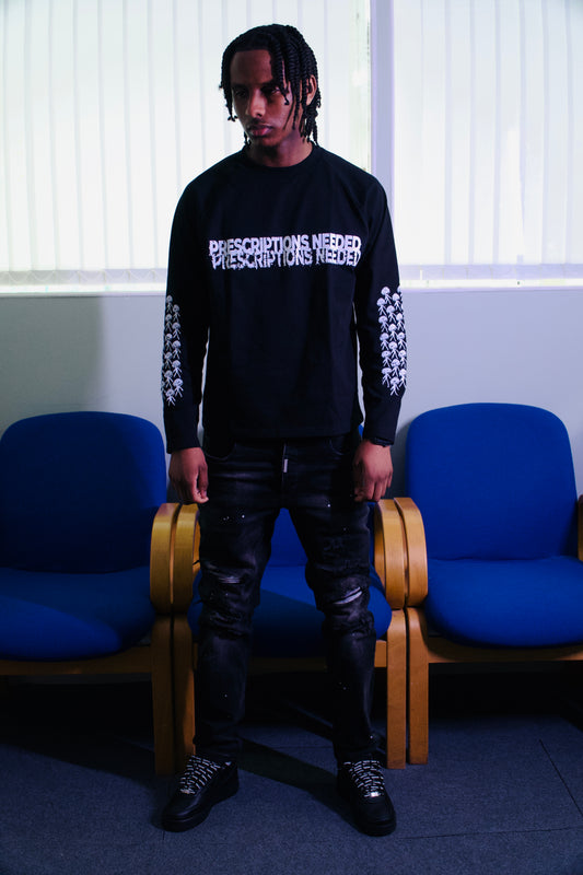 Malade prescriptions needed Long sleeve shirt Black